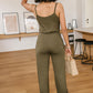 Cool Breeze Jumpsuit In Olive