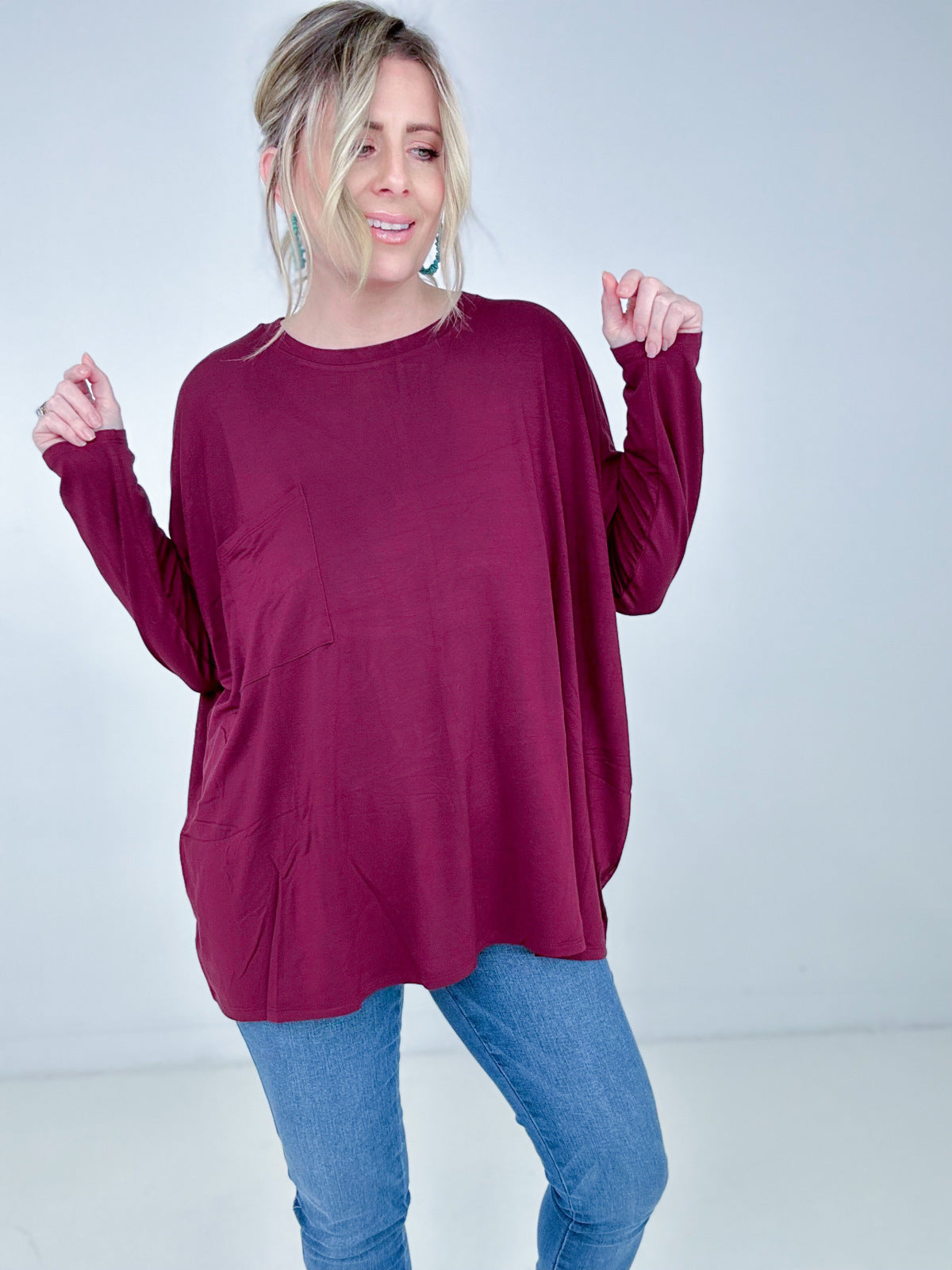 Luxe Oversized Flow Top