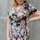 Give Me Roses Floral Maxi Wrap Dress