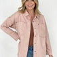 Solid Cotton Twill Shacket