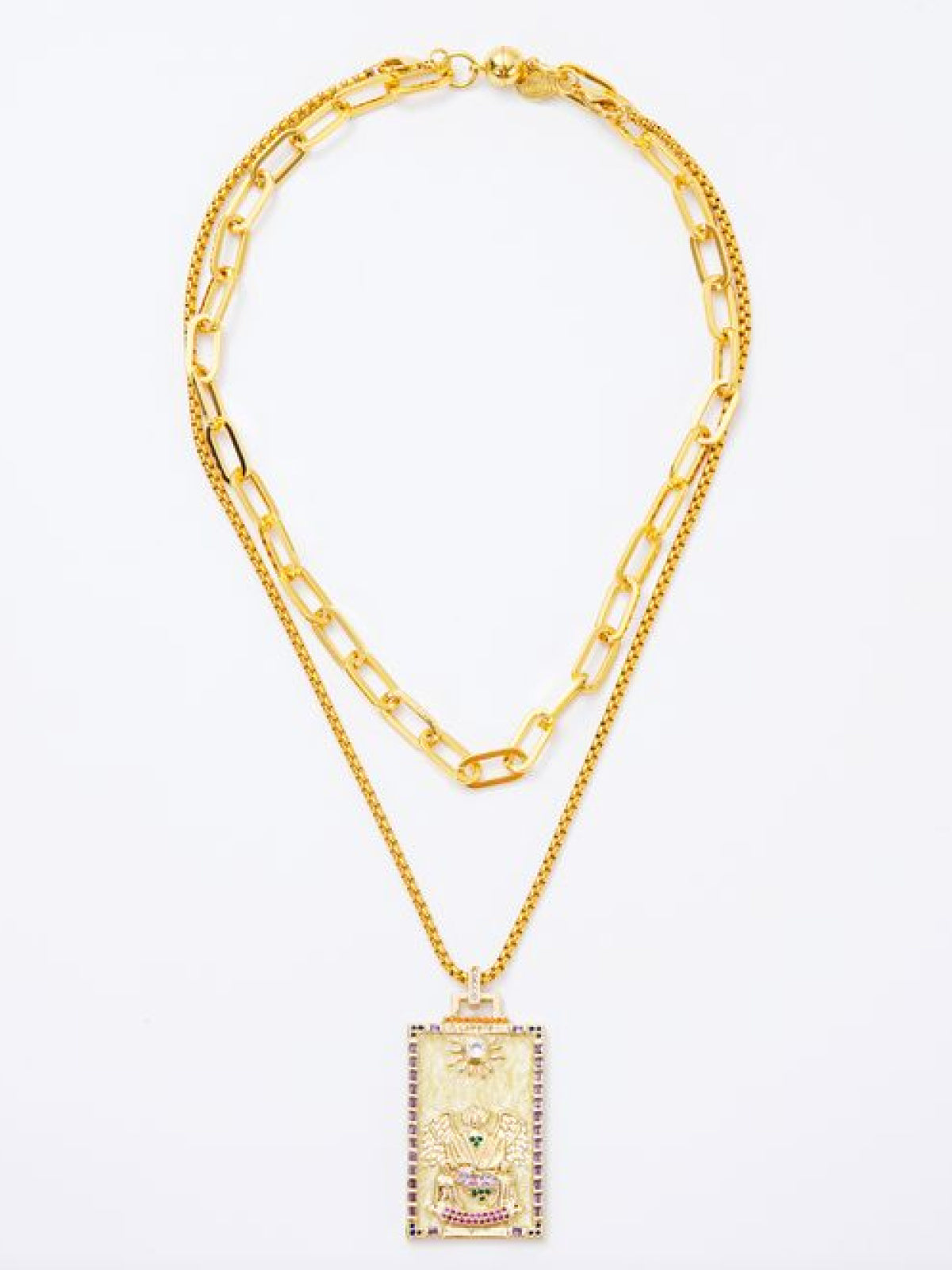 Melania Fortune Tarot Cards Pendant Necklace