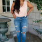 Angelina Tank in Soft Pink