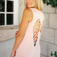 Angelina Tank in Soft Pink