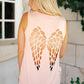 Angelina Tank in Soft Pink