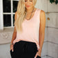 Angelina Tank in Soft Pink