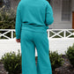 Take Me Away Textured Long Sleeve Top and Pants Set - 6 Colors