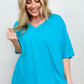 Oversized Raw Edge Boyfriend Tee
