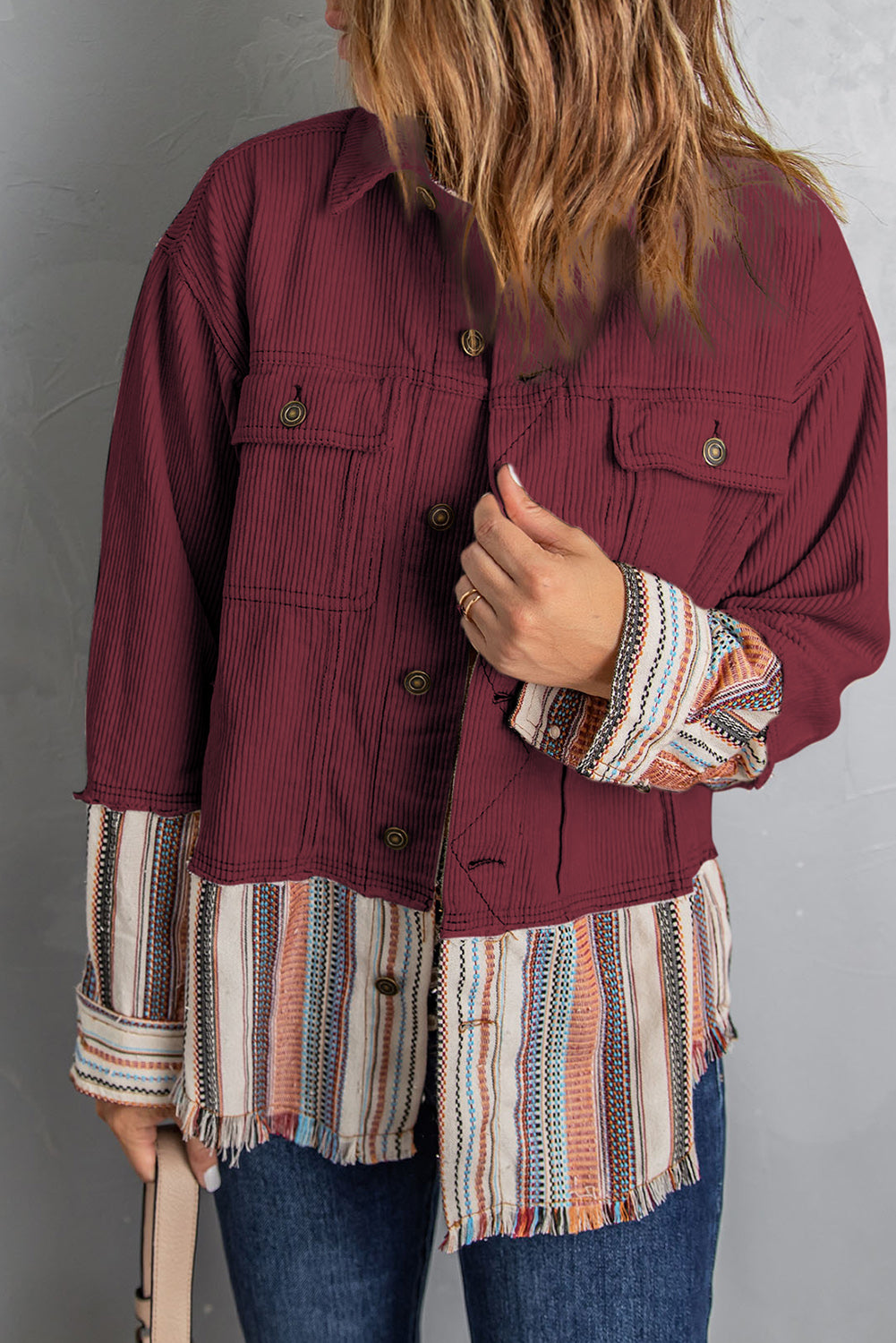 Dare To Be Corduroy Shacket