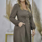 New Colors! Button Up Long Sleeve Dress (Only Ships to US)