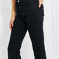 Zenana Clementine Full Size High-Rise Bootcut Jeans in Black