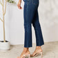 BAYEAS Raw Hem Straight Jeans