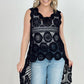 Vintage Crochet Sleeveless Top - Multiple colors