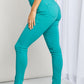 YMI Hyper-Stretch Mid-Rise Skinnies in Sea Green