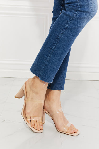 Transparent Double Band Heel