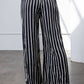 Rae Mode Striped Hi Waist Wide Leg Long Pants