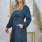 New Colors! Button Up Long Sleeve Dress (Only Ships to US)