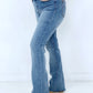 Judy Blue "Darla" Mid-Rise w/ Raw Hem Bootcut Jeans