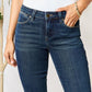 BAYEAS Raw Hem Straight Jeans