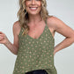 Floral Print Spaghetti Strap Top - Multiple Colors
