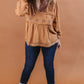 Embroidered Babydoll Blouse