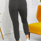 Blumin Apparel Full Size Easy Living Ribbed Joggers