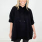 Mono B Cotton Oversized Hoodie Top