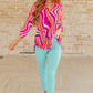 Magic Ankle Crop Skinny Pants in Aqua