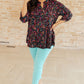 Magic Ankle Crop Skinny Pants in Aqua