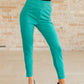 Magic Ankle Crop Skinny Pants in Kelly Green