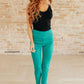 Magic Ankle Crop Skinny Pants in Kelly Green