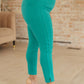 Magic Ankle Crop Skinny Pants in Kelly Green