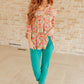 Magic Ankle Crop Skinny Pants in Kelly Green