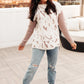 Abstract Animal Print Sweater