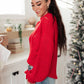 Cozy Casual Sweater in Lipstick