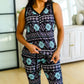 PREORDER: Sleeveless Pajamas in Aztec