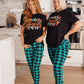 Your New Favorite Joggers in Teal Check