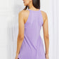Rocker Chic Halter Neck Tank - Lavender