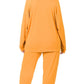 Zenana Raglan Sleeve Pullover & Jogger Pants Set