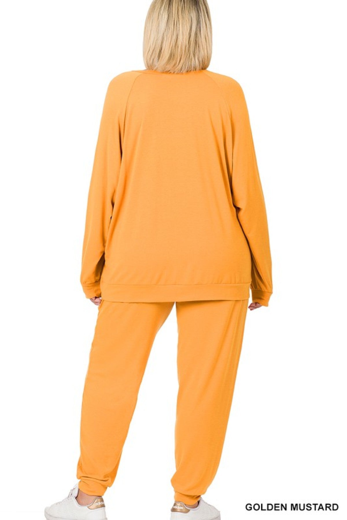 Zenana Raglan Sleeve Pullover & Jogger Pants Set