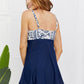 Marina West Swim Sail With Me V-Neck Swim Dress in Paisley Navy