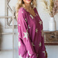 Hopely All Stars V-Neck Knit Oversized Top