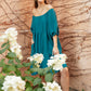 Teal Tiers Dress