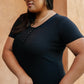 Perfect Tuck Bodysuit in Black
