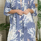 Justin Taylor Botanical Print Split Cover Up