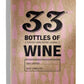 PREORDER: 33 Bottles of Wine Tasting Notebook