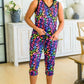 PREORDER: Sleeveless Pajamas in Neon Leopard