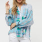 Davi & Dani Pladi Button Down Long Sleeve Shirt