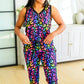 PREORDER: Sleeveless Pajamas in Neon Leopard