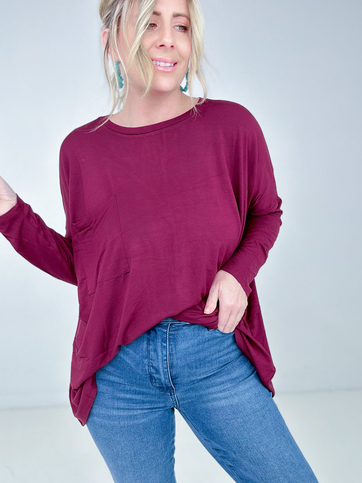 Luxe Oversized Flow Top