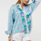 Davi & Dani Pladi Button Down Long Sleeve Shirt